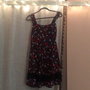 Skull and rose dress from Hot Topic